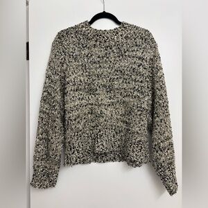 Anthropologie Moon River Marled Sweater Balloon Sleeve